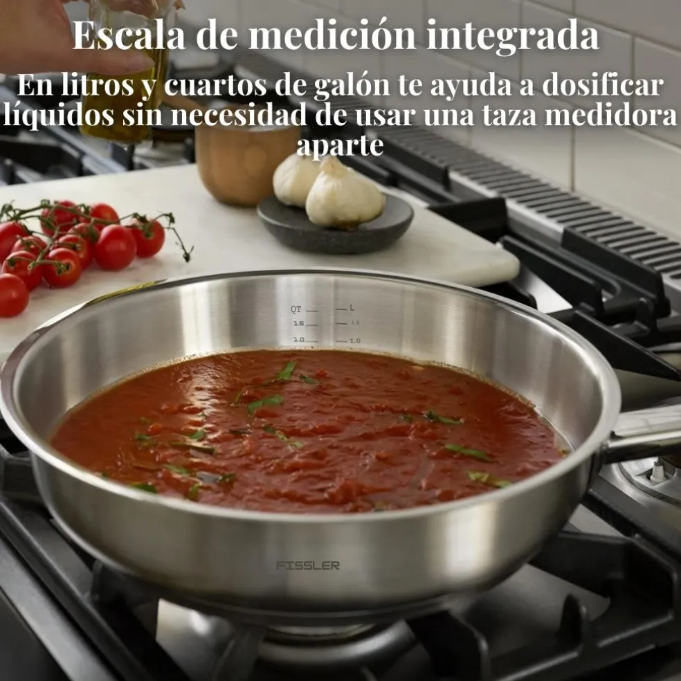 Sartén de acero inoxidable Novogrill® Original-Profi Collection® Fissler