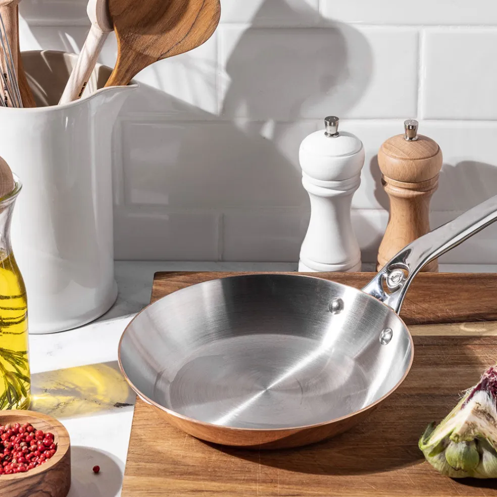 Sartén de cobre Inocuivre con mango de inox De Buyer
