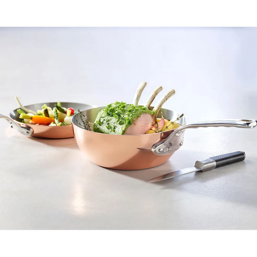 Sartén de cobre Inocuivre con mango de inox De Buyer