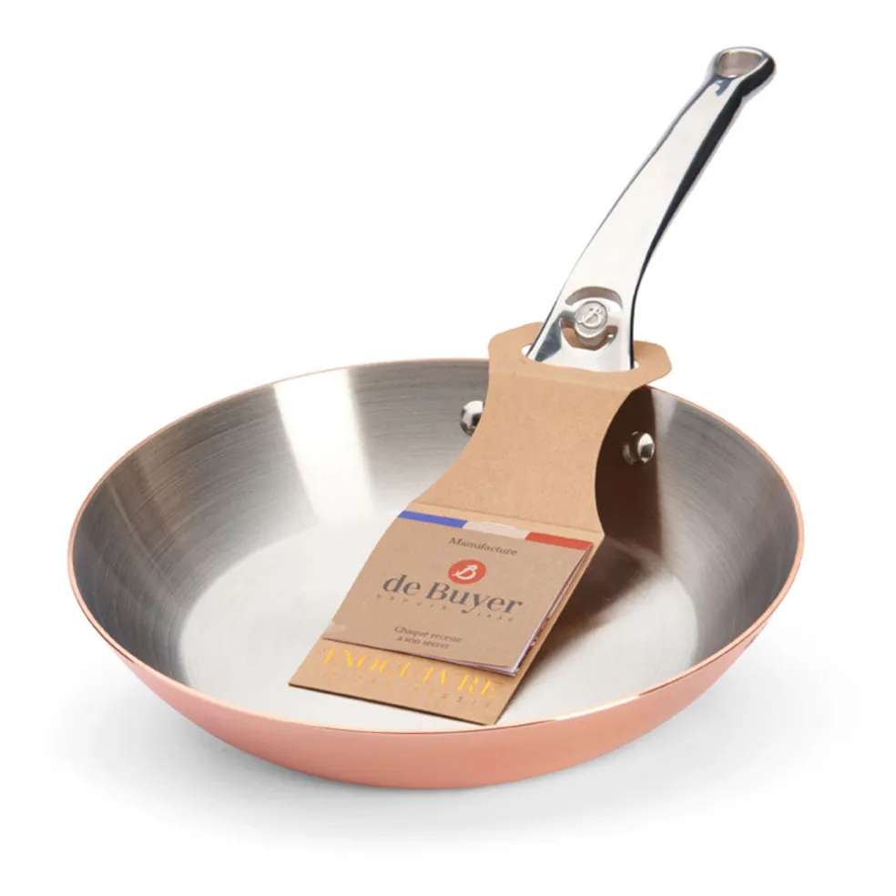 Sartén de cobre Inocuivre con mango de inox De Buyer