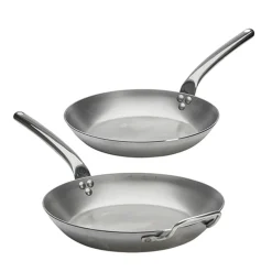Sartén de hierro Carbone Plus con mango de acero inox Pro De Buyer