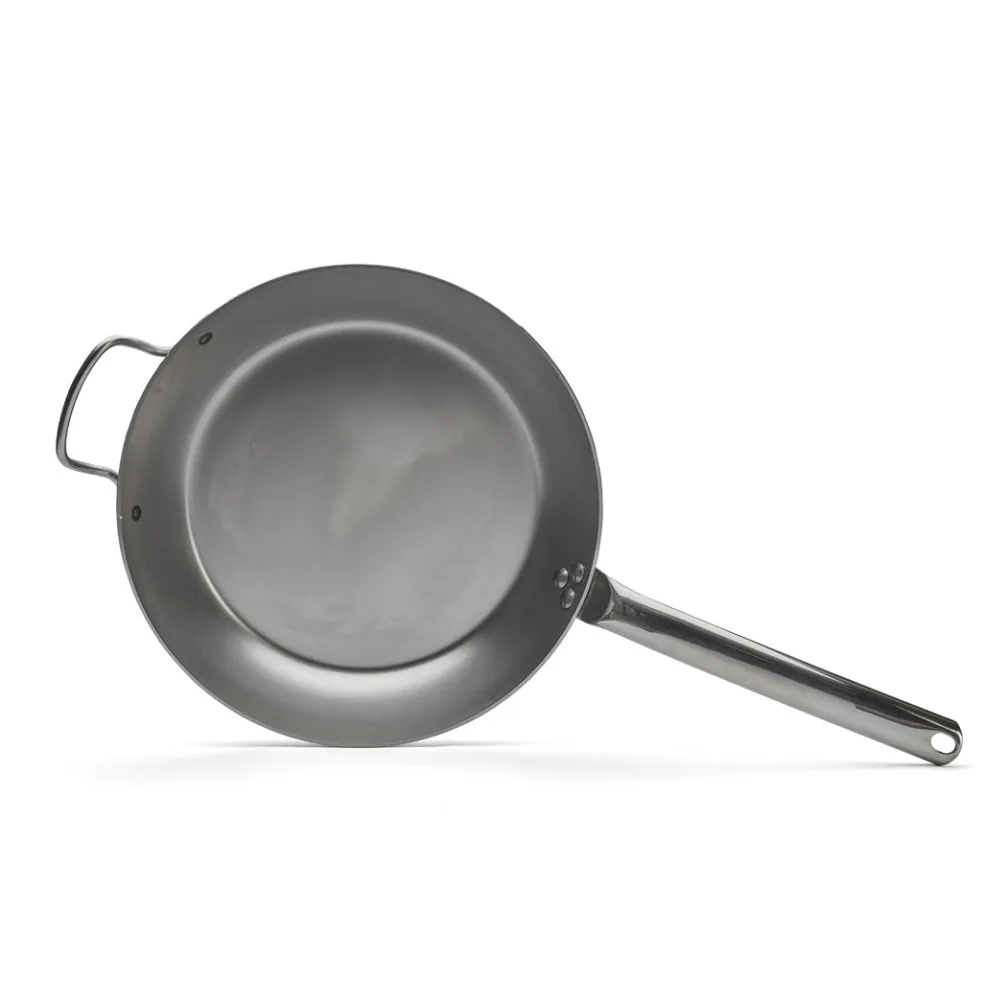 Sartén de hierro Carbone Plus con mango de acero inox Pro De Buyer