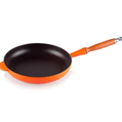 Sartén de hierro con mango de madera Le Creuset