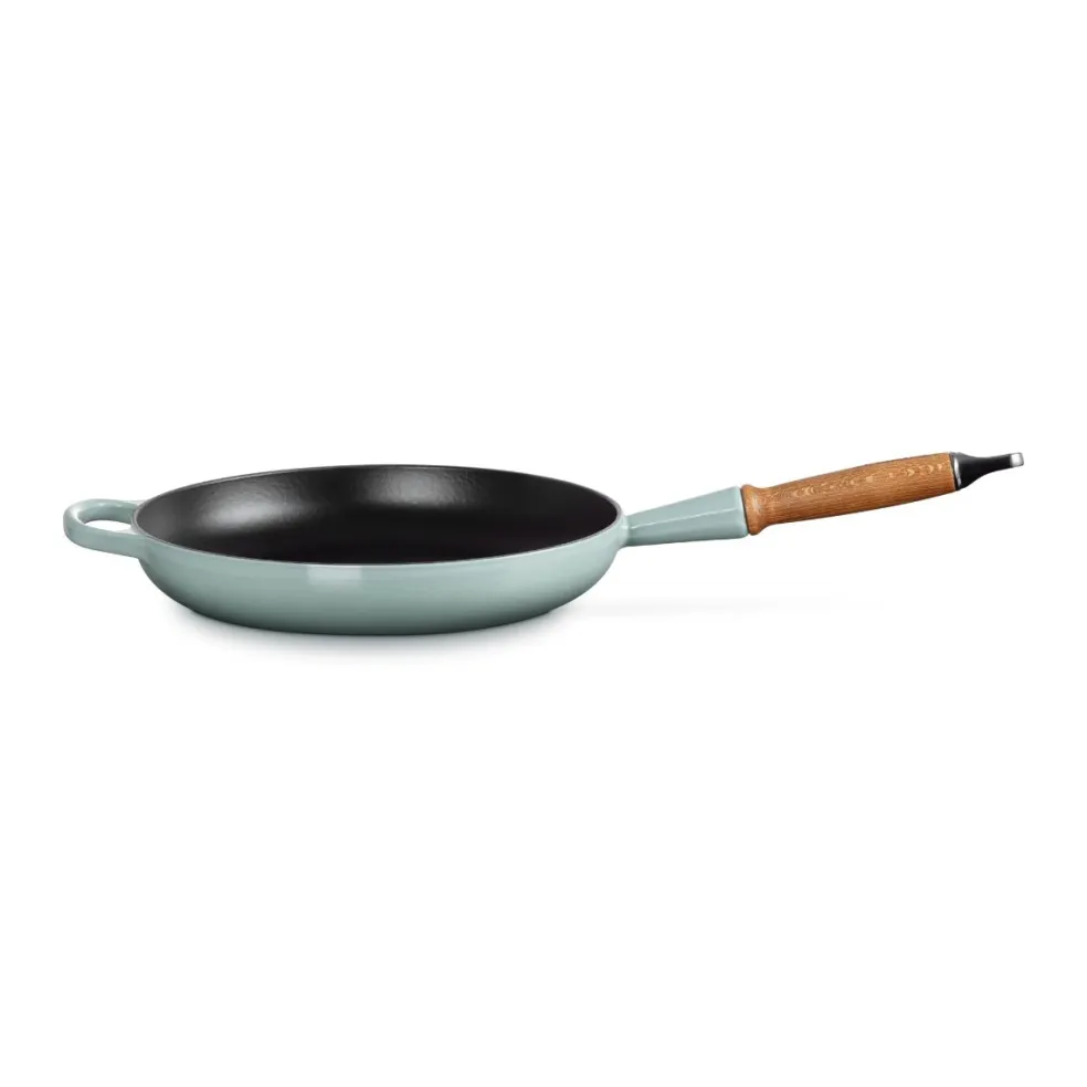Sartén de hierro con mango de madera Le Creuset