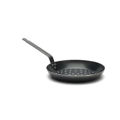 Sartén de hierro De Buyer para asar castañas 28cm