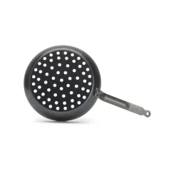Sartén de hierro De Buyer para asar castañas 28cm