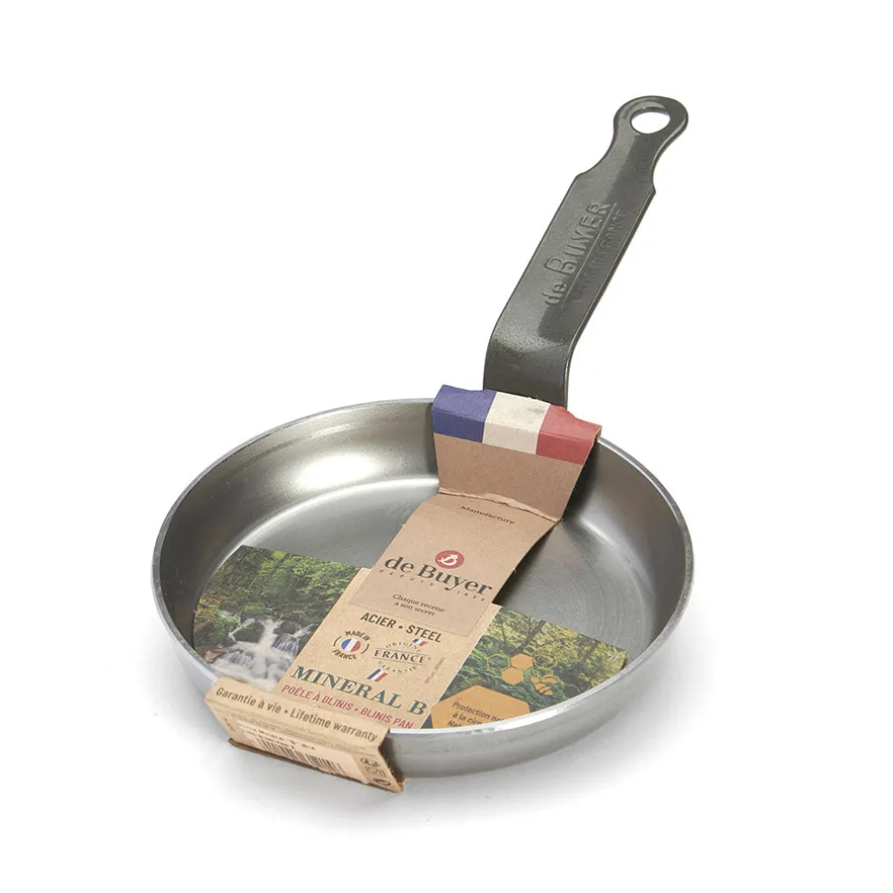Sartén de hierro para blinis Mineral B De Buyer