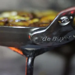 Sartén hierro Mineral B con mango acero inoxidable De Buyer
