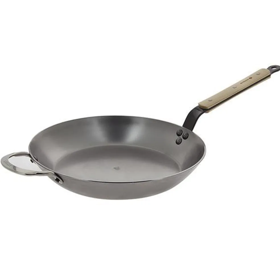 Sartén hierro mineral B con mango de haya De Buyer