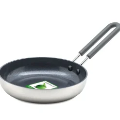 Sartén mini cerámica con exterior de acero inoxidable Masterclass GreenPan