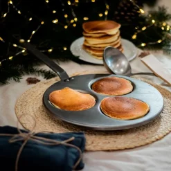 Sartén para 3 blinis hierro Mineral B De Buyer