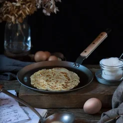 Sartén para crepes Mineral B mango haya De Buyer