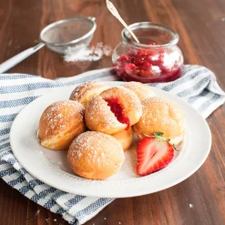 Sartén para tortitas rellenas, pop dots y ebelskiver daneses Nordic Ware