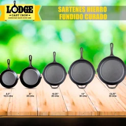 Sartén redonda de hierro fundido Skillet Lodge