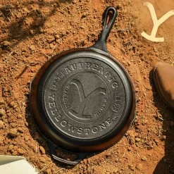 Sartén redonda de hierro fundido Skillet 26 cm Yellowstone Lodge