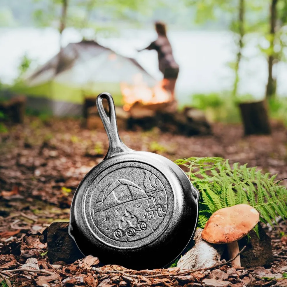Sartén redonda de hierro fundido skillet 20 cm Wanderlust Lodge