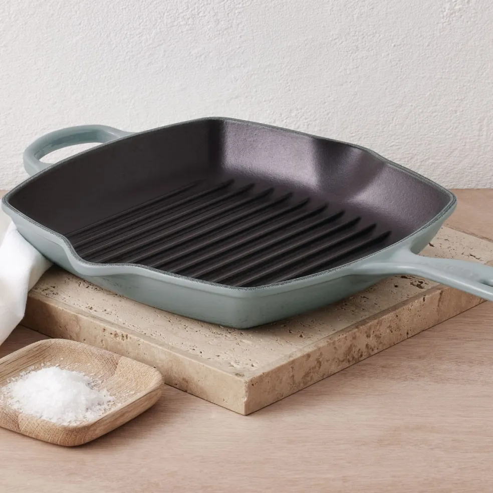 Sartén skillet grill cuadrada Le Creuset