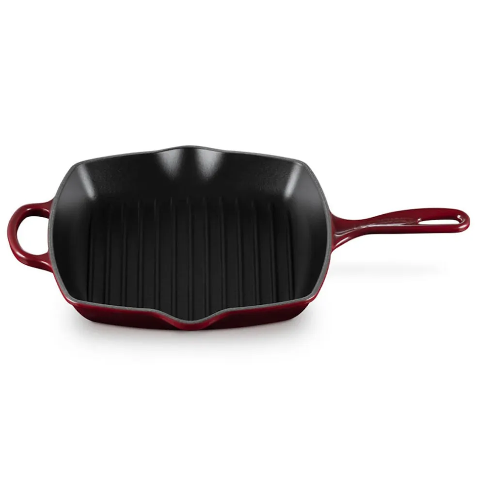 Sartén skillet grill cuadrada Le Creuset