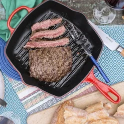 Sartén skillet grill cuadrada Le Creuset