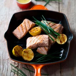 Sartén skillet grill cuadrada Le Creuset