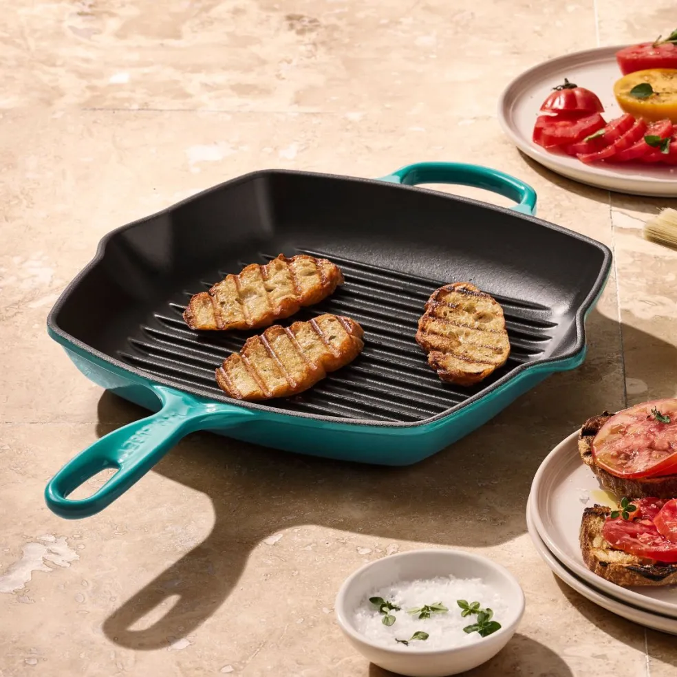 Sartén skillet grill cuadrada Le Creuset