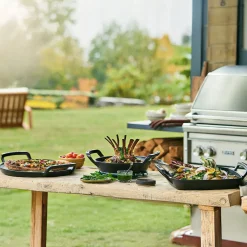 Sartén skillet hierro fundido BBQ Outdoor Le Creuset