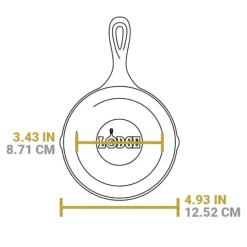 Sartén skillet mini de hierro fundido 12 cm Yellowstone Lodge