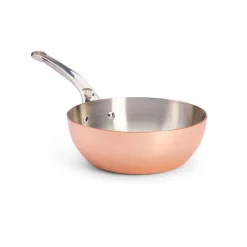Sauté bombeada de cobre Prima Matera De Buyer (inducción)