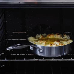 Sauté cerámica exterior acero inoxidable con tapa de cristal Geneva GreenPan
