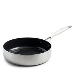Sauté cerámica exterior acero inoxidable con tapa de cristal Geneva GreenPan