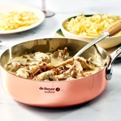 Sauté de cobre Inocuivre con mango de inox De Buyer