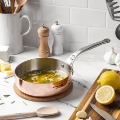 Sauté de cobre Inocuivre con mango de inox De Buyer