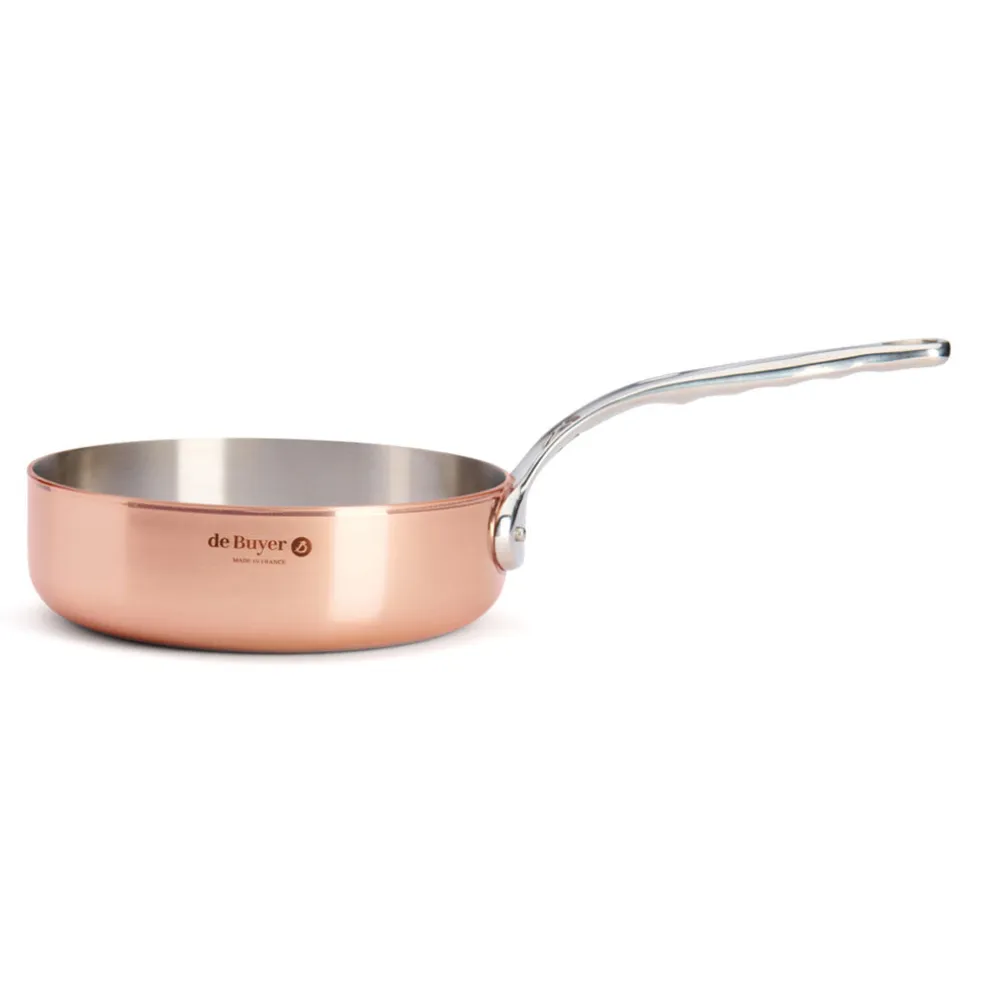 Sauté de cobre Inocuivre con mango de inox De Buyer
