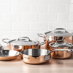 Sauté de cobre Inocuivre con mango de inox De Buyer