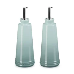 Set aceitera y vinagrera cerámica Sea Salt Le Creuset