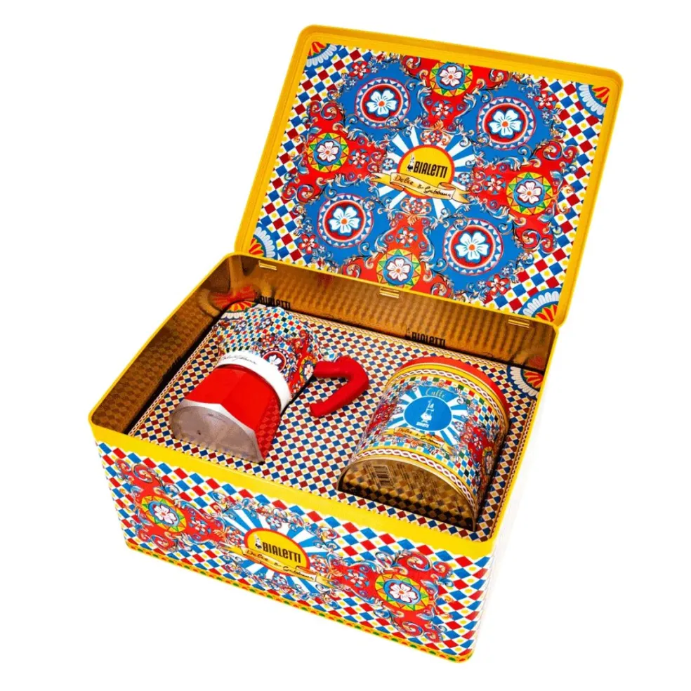 Set cafetera italiana Moka Dolce&Gabanna Bialetti