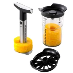 Set cortador de piña con recipiente de conservación Profesional Plus Gefu