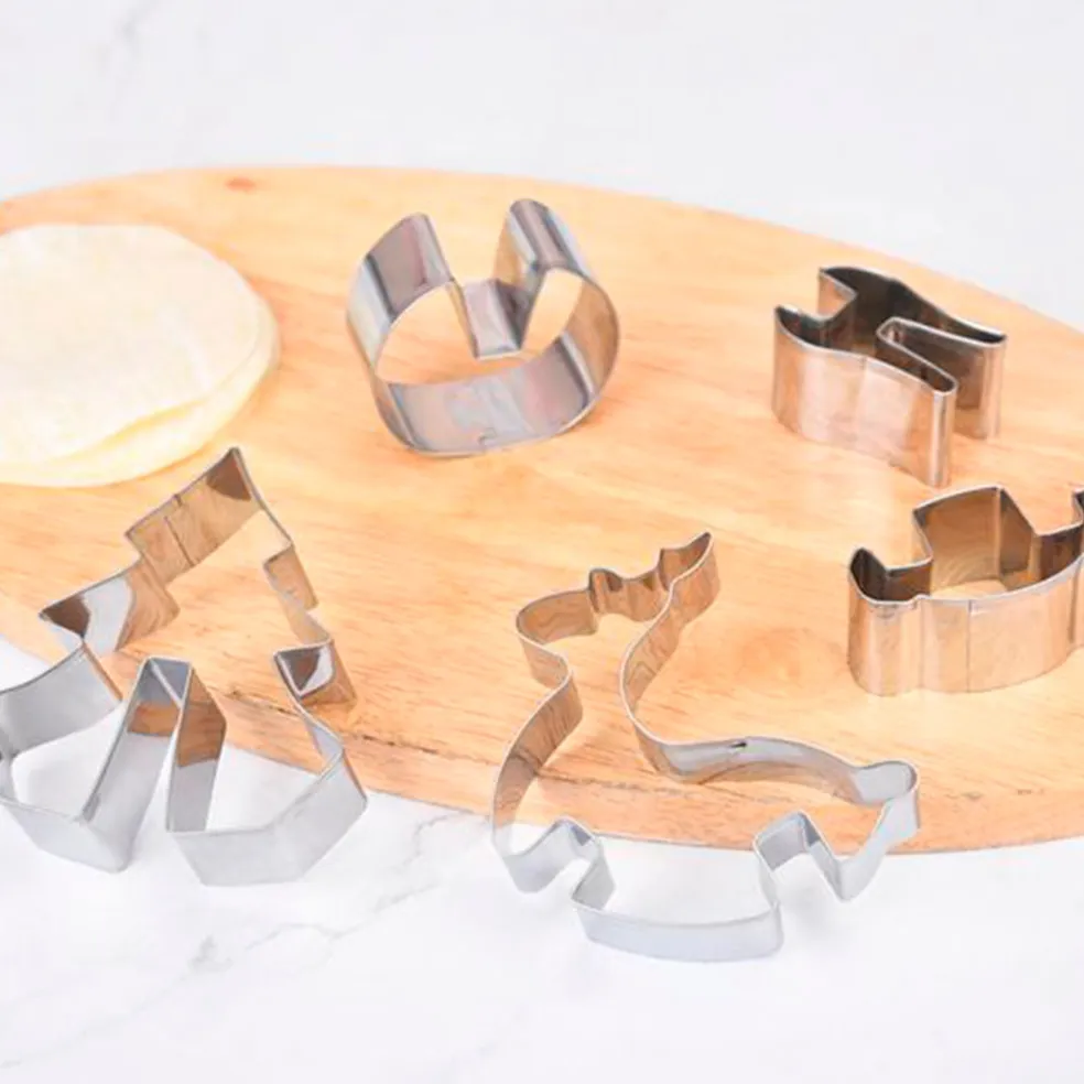 Set 8 cortadores para galletas 3D Guardini