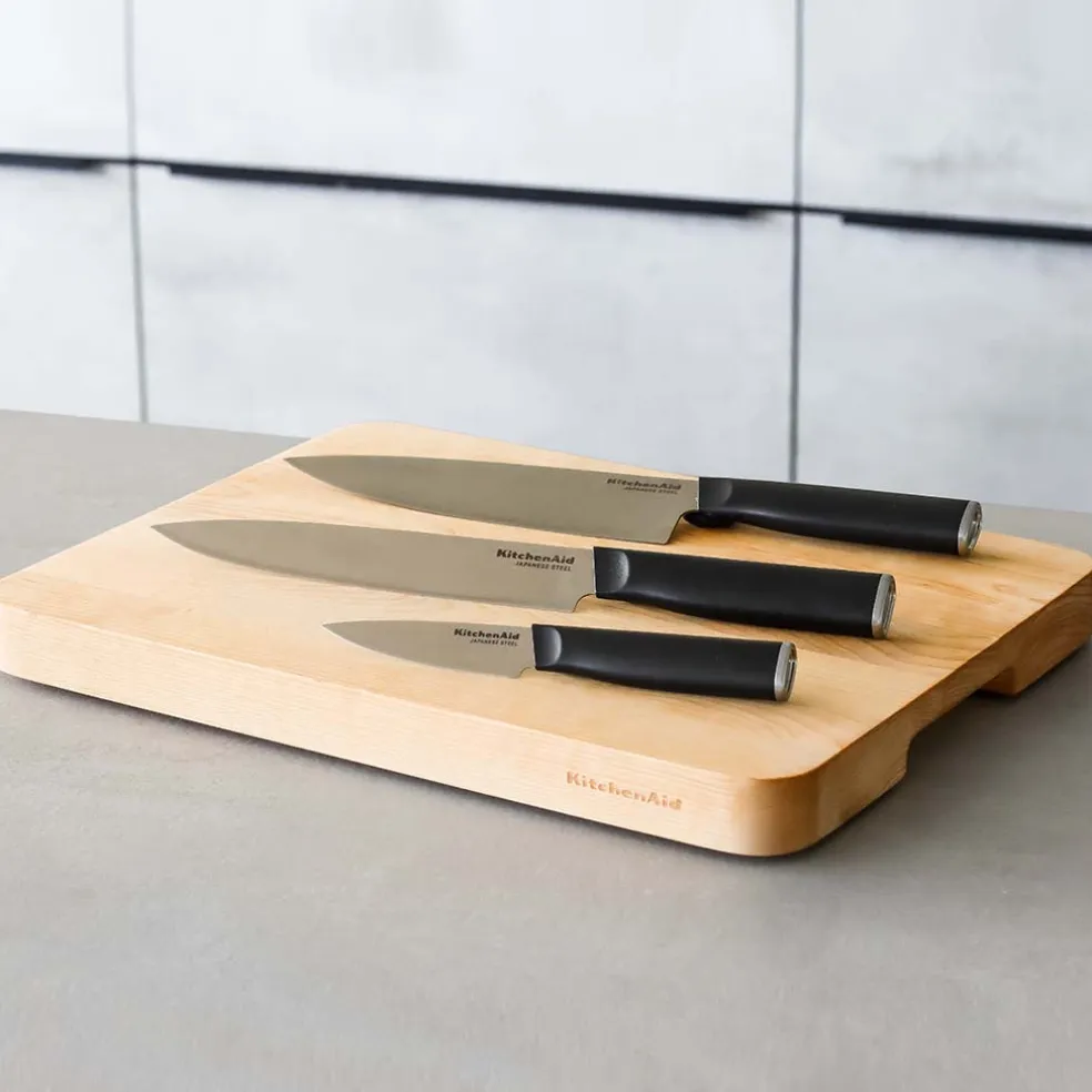 Set 3 cuchillos chef KitchenAid