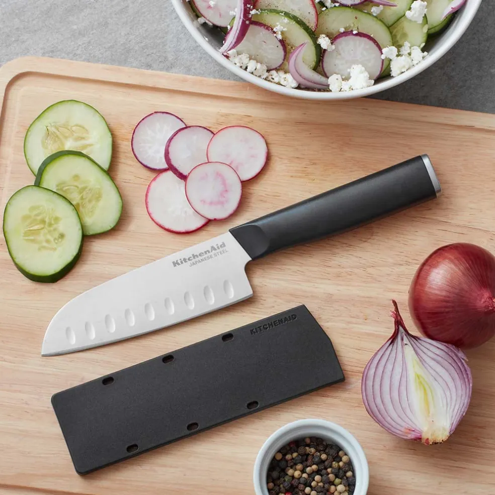 Set 2 cuchillos santoku KitchenAid