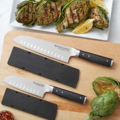 Set 2 cuchillos santoku KitchenAid
