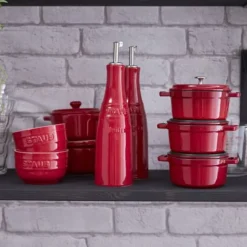 Set de aceitera y vinagrera cerámicas Staub