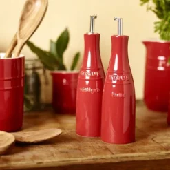 Set de aceitera y vinagrera cerámicas Staub