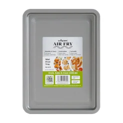 Set de 2 bandejas rectangulares para horno y freidora de aire Wham® Cook