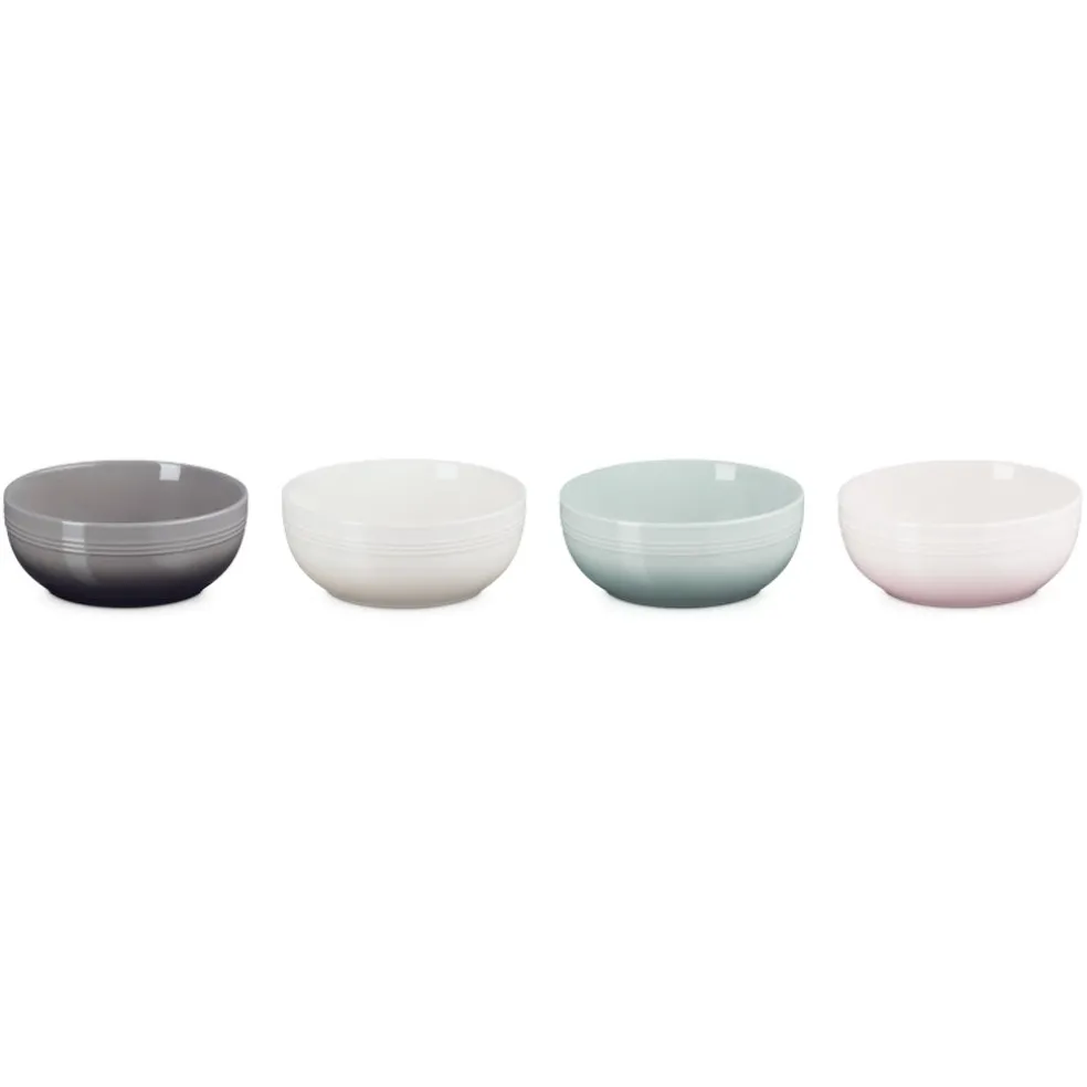 Set de 4 boles cerámicos Coupe Le Creuset