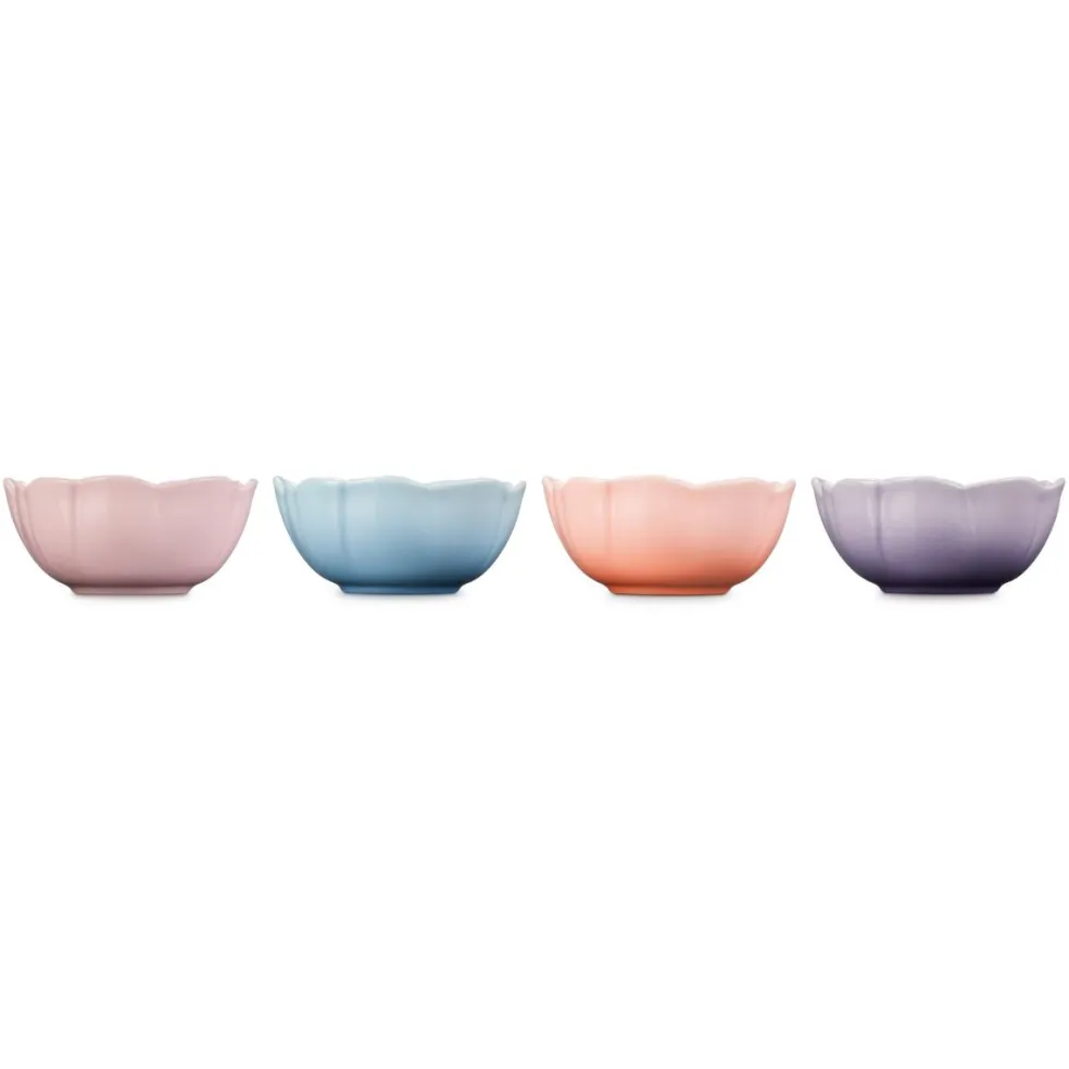 Set de 4 boles cerámicos Pétalo Le Creuset
