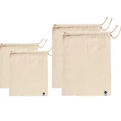 Set de 4 bolsas de algodón para frutas y verduras Ladelle