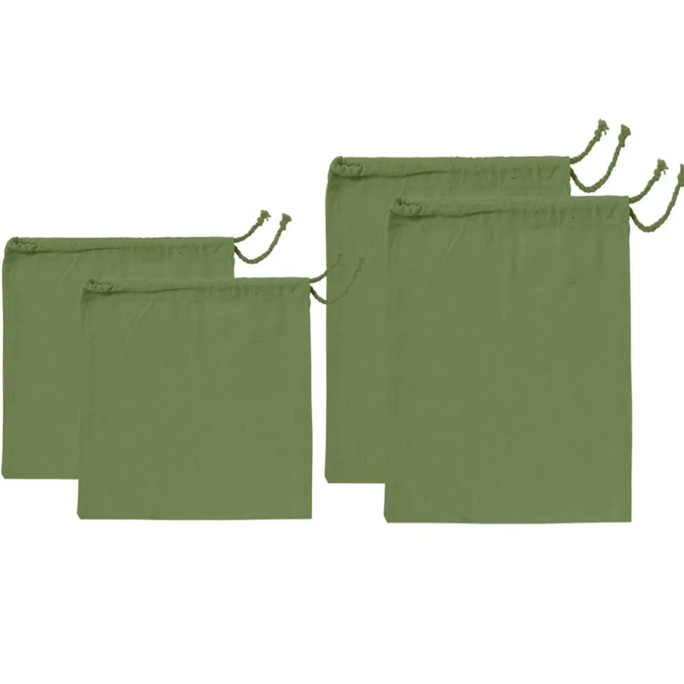 Set de 4 bolsas de algodón para frutas y verduras Ladelle