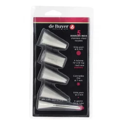 Set de 5 boquillas inox De Buyer