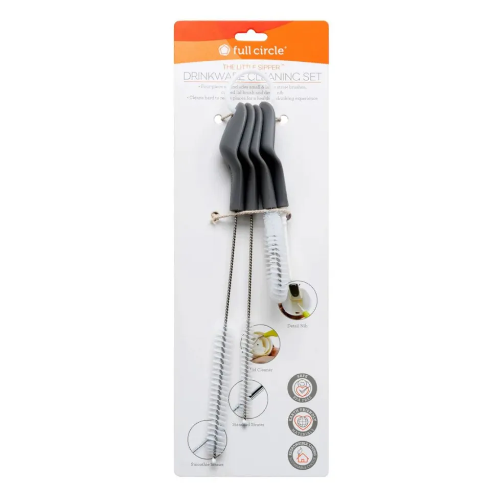 Set de 4 cepillos de limpieza Little Sipper Full Circle
